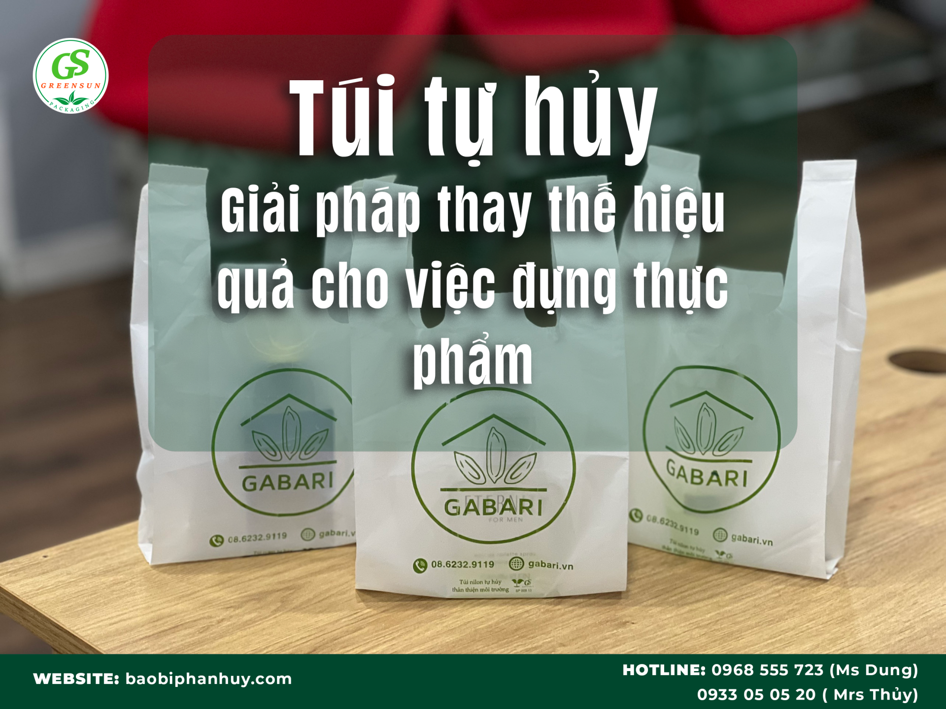 túi tự phân hủy