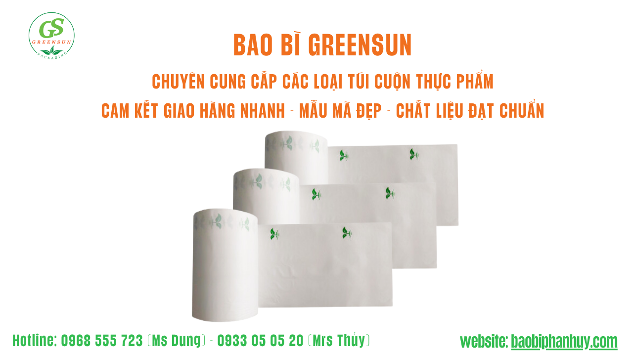 túi cuộn thực phẩm tươi sống tự hủy uy tín giá tố
