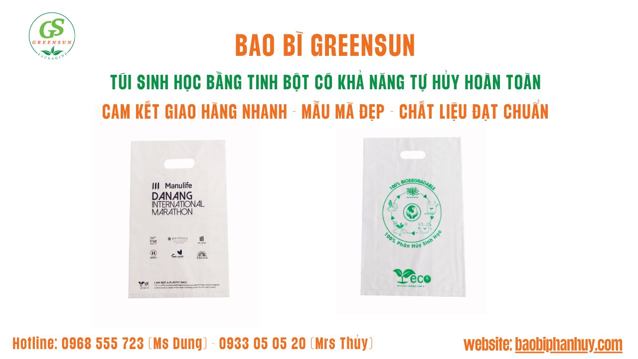 túi sinh học tự hủy hoàn toàn giá tốt hồ chí minh