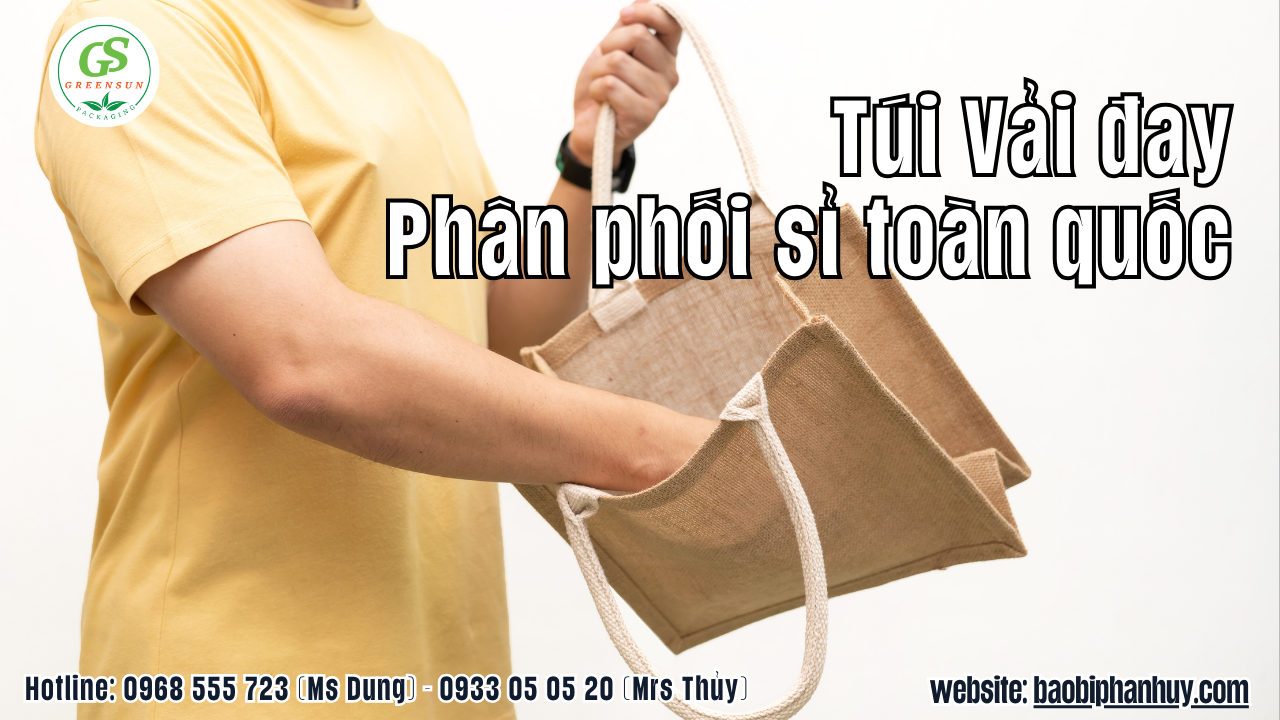 túi vải đay đẹp giá tốt phân phối toàn quốc