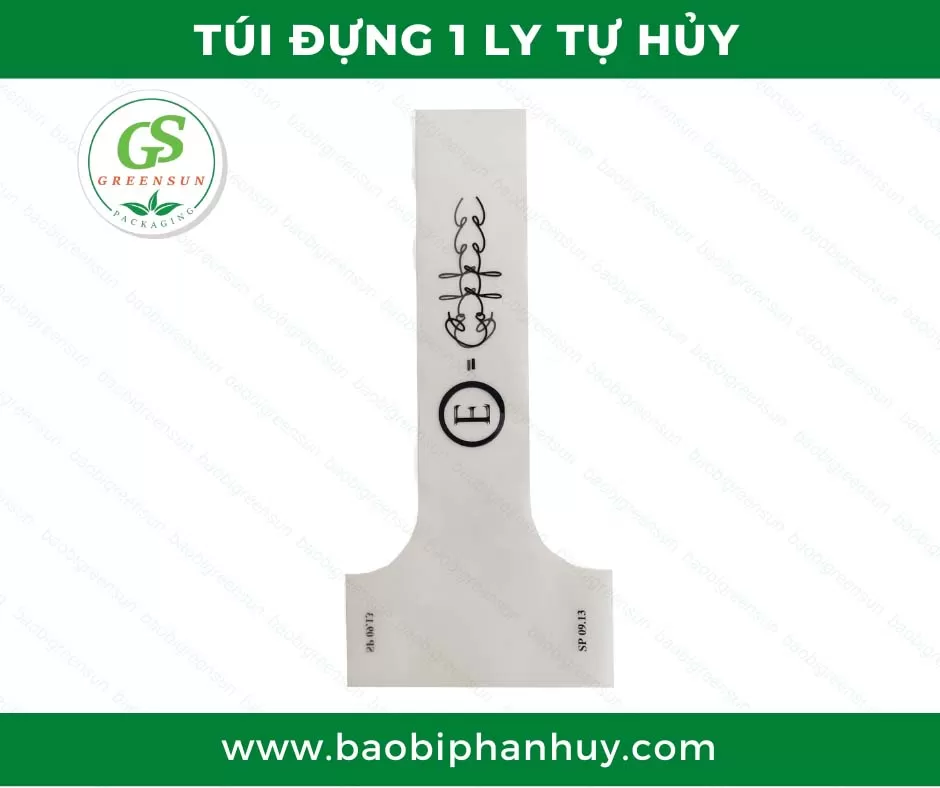 Túi chữ T - Túi đựng ly tự hủy sinh học thương hiệu Greensun chất lượng, giá rẻ