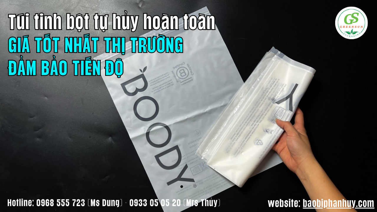 túi tinh bột xuất khẩu giá tốt tại xưởng hồ chí mình