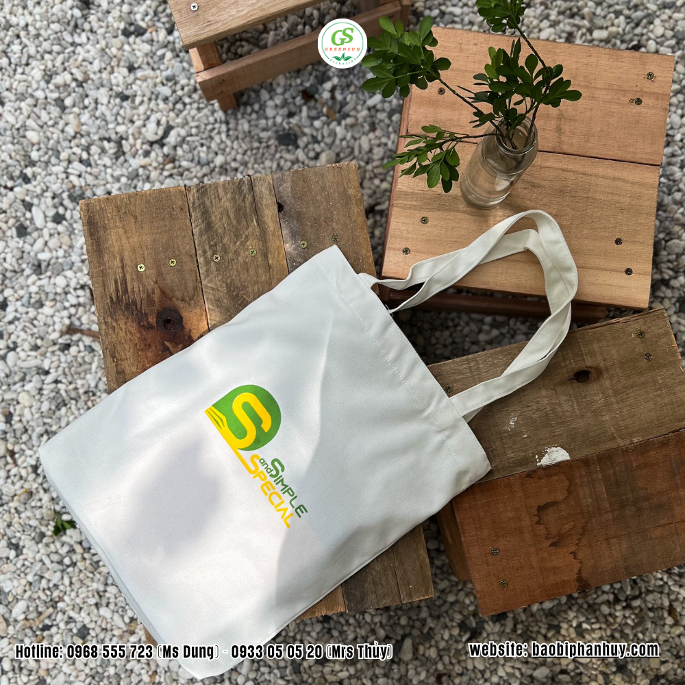 bao bì greensun in túi vải canvas du lịch giá tốt hồ chí minh