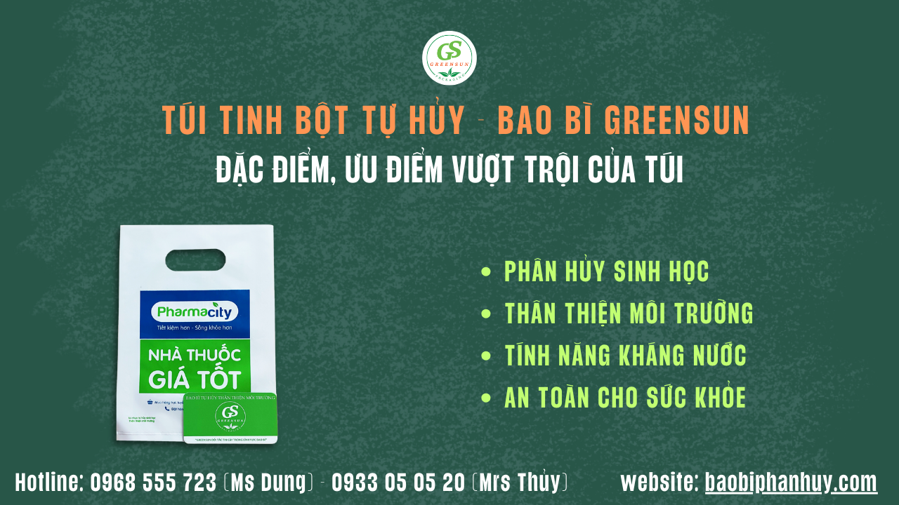 túi tinh bột tự hủy giá rẻ hồ chí minh