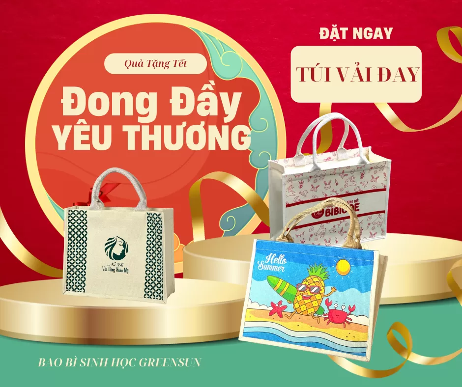 t&uacute;i, t&uacute;i vải đay, t&uacute;i vải