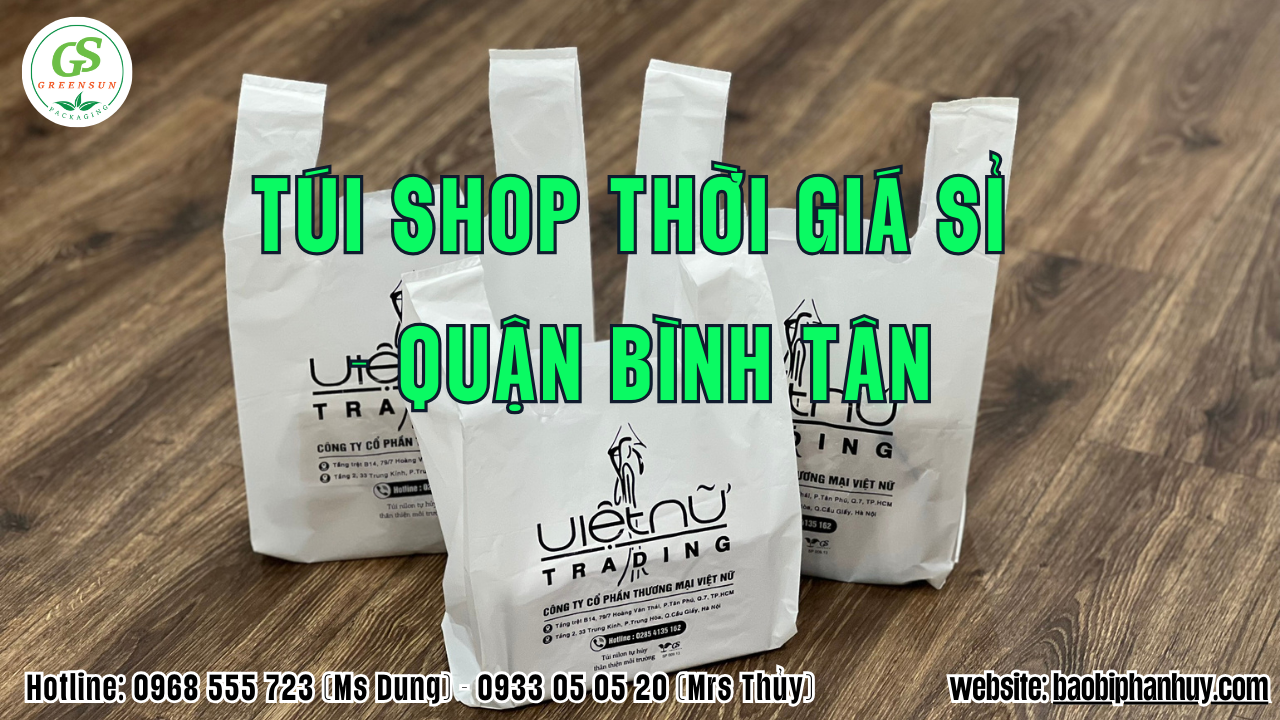 Túi shop thời trang quận Bình Tân