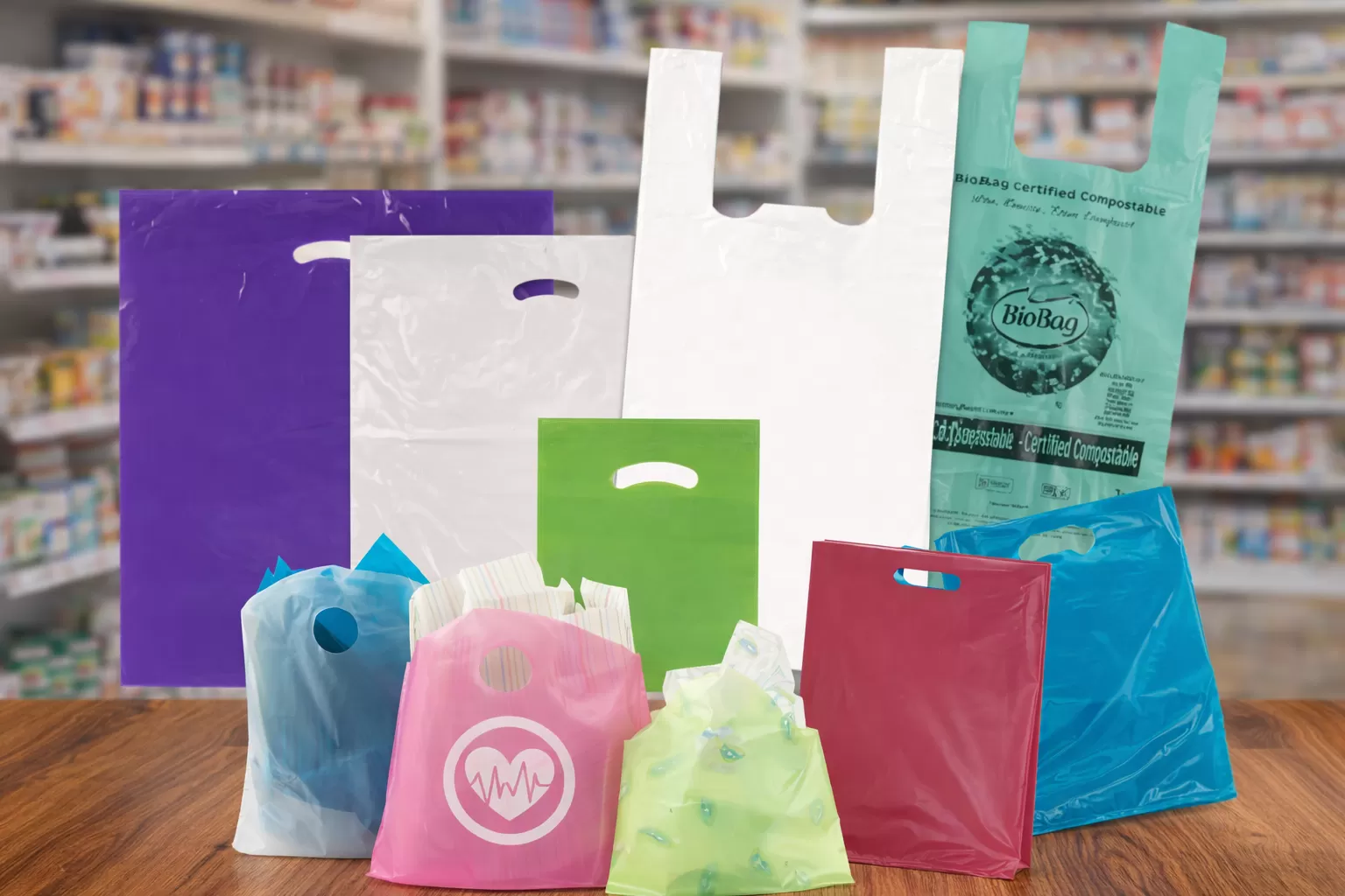 C&aacute;c loại t&uacute;i tự hủy v&agrave; t&uacute;i th&acirc;n thiện m&ocirc;i trường