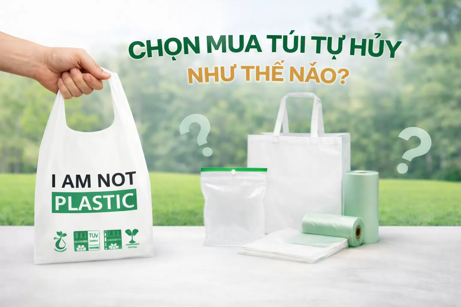 chọn mua t&uacute;i tự hủy như thế n&agrave;o