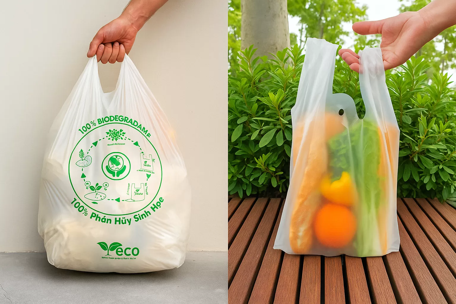 túi tinh bột chịu lực