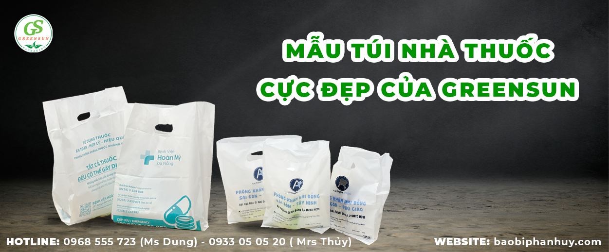 TÚI SINH HỌC TÚI NAHF THUỐC IN ẤN THEO YÊU CẦU