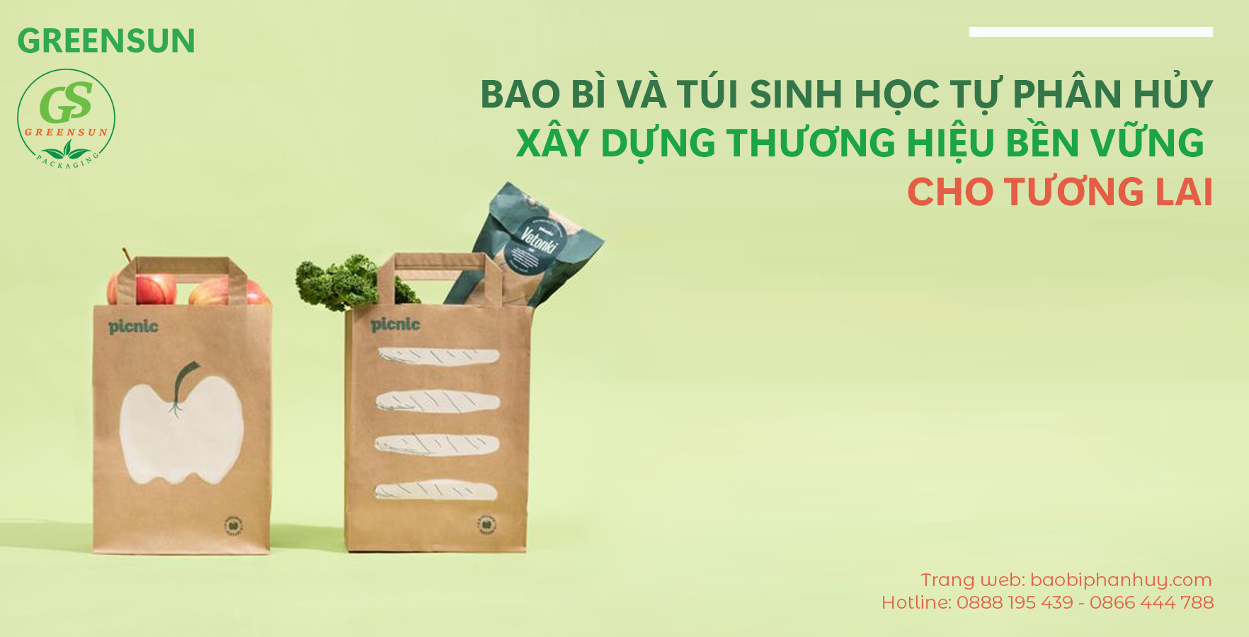 Bao Bì và Túi Sinh Học Tự Phân Hủy - Động Lực Xây Dựng Thương Hiệu Bền Vững
