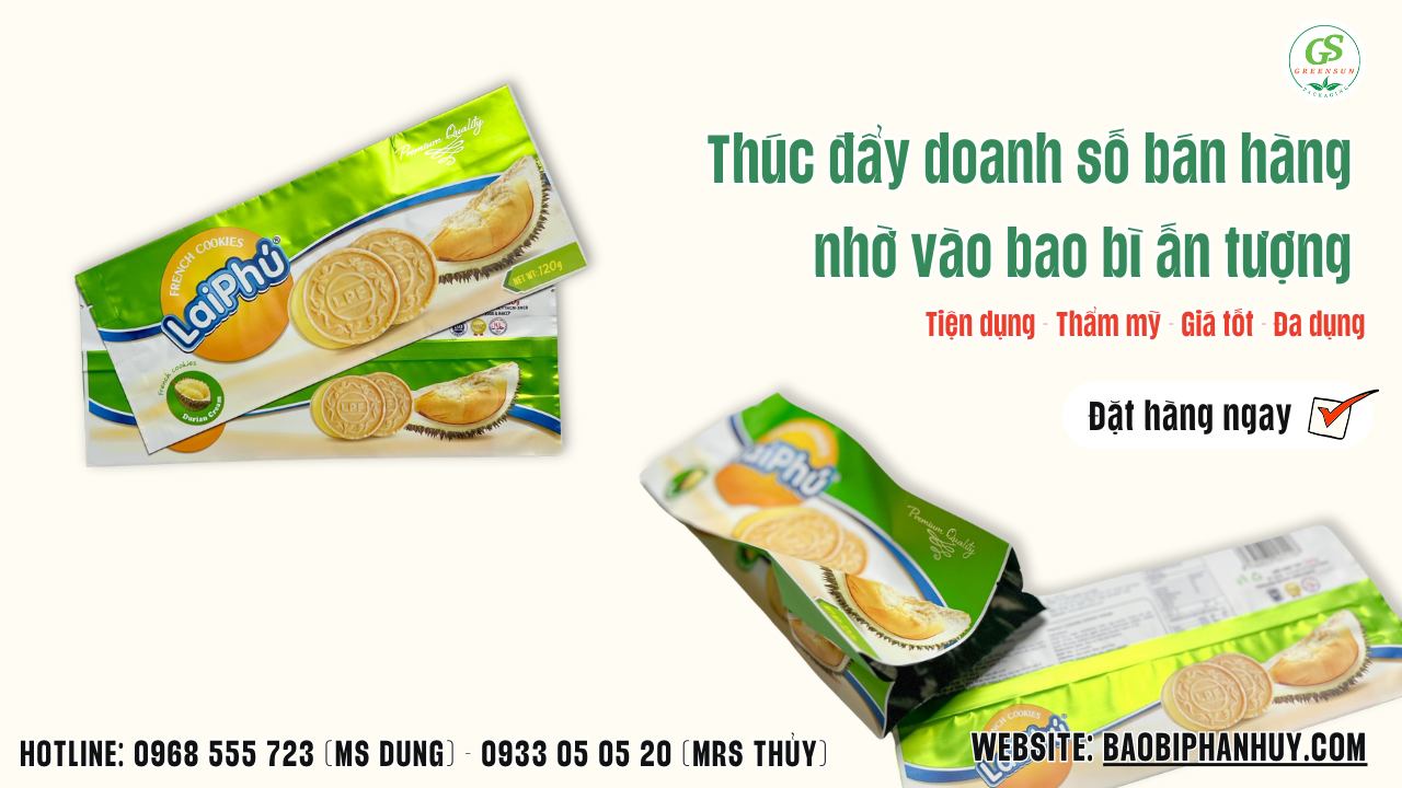Thúc đẩy doanh số bán hàng nhờ vào bao bì đẹp