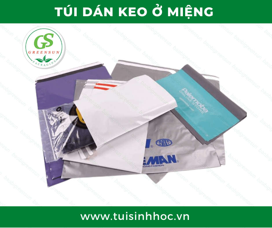 Túi niêm phong tự hủy hoàn toàn thương hiệu Greensun