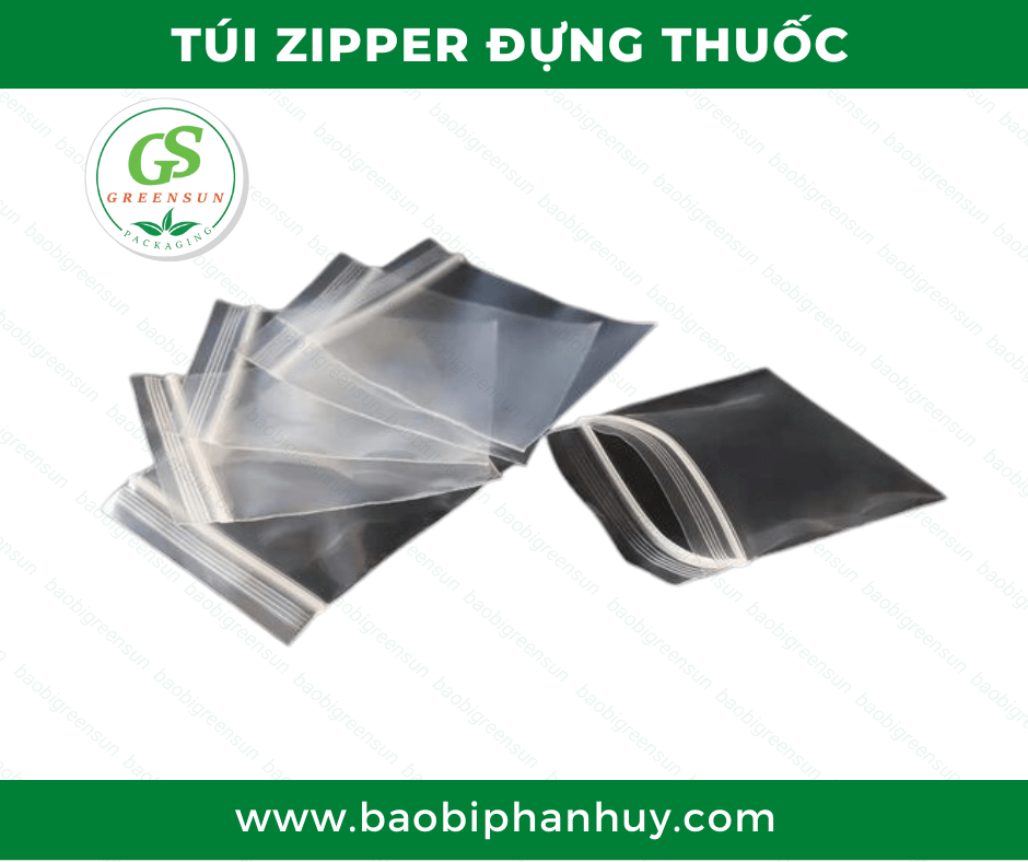 Túi zipper đựng thuốc tự hủy sinh học giá rẻ, chất lượng thương hiệu Greensun