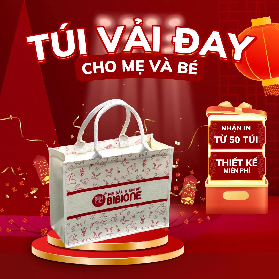 T&uacute;i vải đay cho mẹ v&agrave; b&eacute;