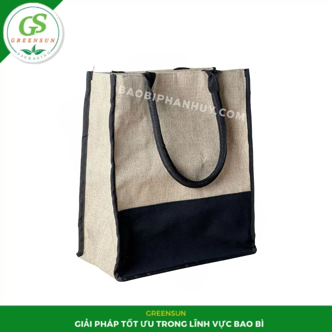 TÚI VẢI ĐAY IN ẤN HOA VĂN  - BAO BÌ GREENSUN