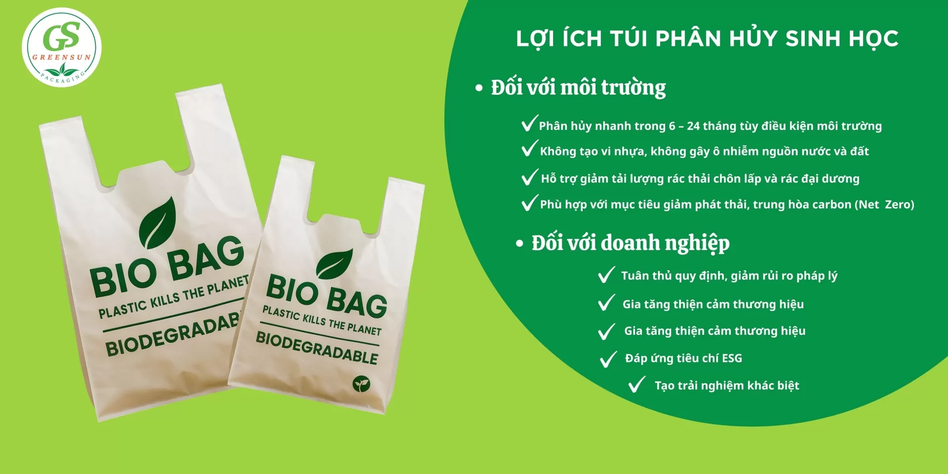 Túi Phân Hủy Sinh Học – Kết Thúc Vòng Đời, Bắt Đầu Vòng Xanh