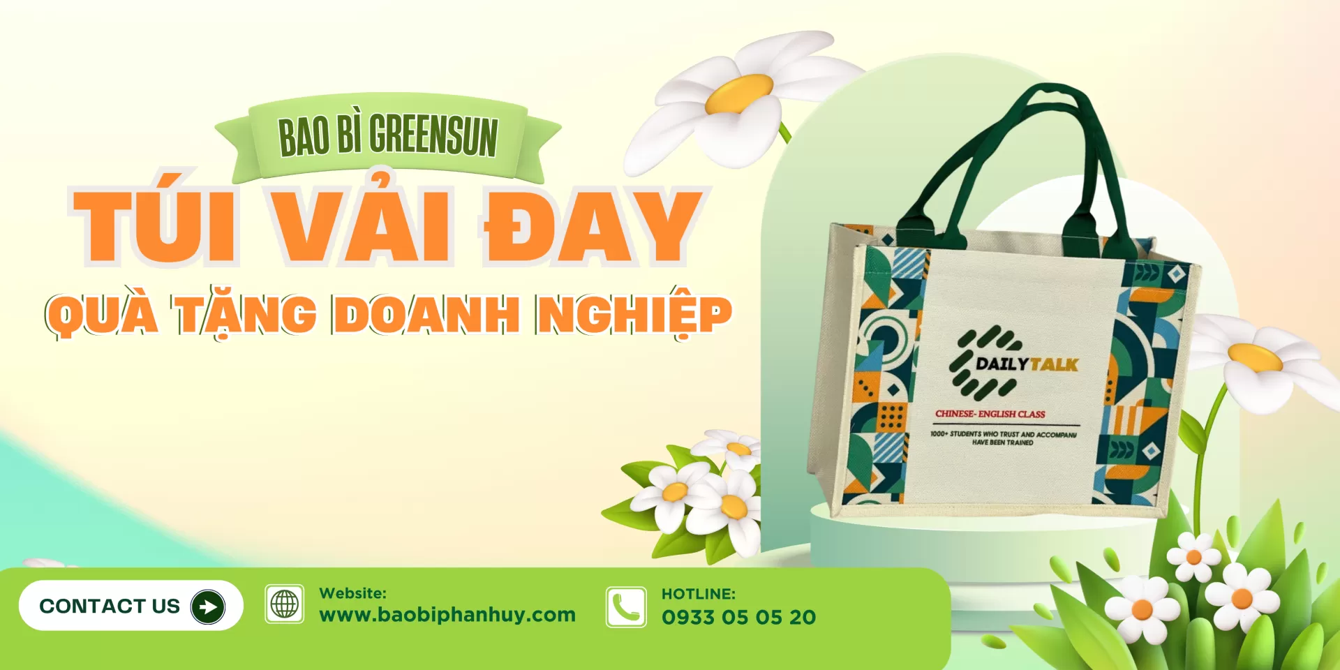 Túi Vải Đay Cho Quà Tặng Sự Kiện