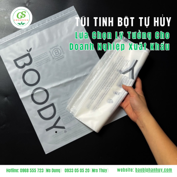 Bao Bì Tinh Bột Tự Hủy: Lựa Chọn Lý Tưởng Cho Doanh Nghiệp Xuất Khẩu