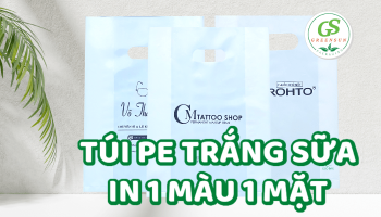 TÚI PE TRẮNG SỮA IN 1 MÀU 1 MẶT