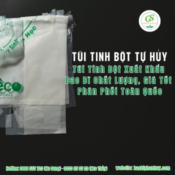 Túi Tinh Bột Xuất Khẩu - Bao Bì Chất Lượng, Giá Tốt, Phân Phối Toàn Quốc
